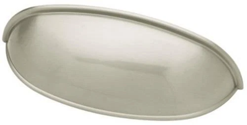 (Paquete de 5) Taza de montaje doble de 2-1/2 pulgadas o 3 pulgadas de níquel satinado cepillado Foto 1 de 1