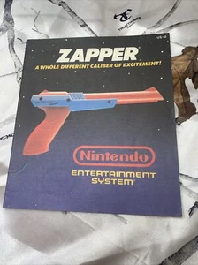 ORIGINAL NINTENDO NES ZAPPER INSTRUCTION BOOK BOOKLET MANUAL 1988 - Picture 1 of 9