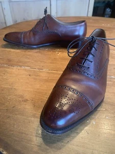 $695 Retail Silvano Sassetti Brown Cap Toe Derby Italy 10 M - Picture 1 of 14