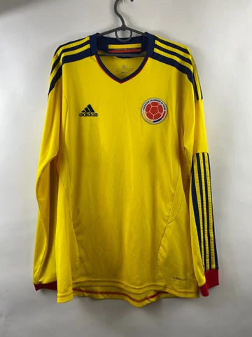 COLOMBIA 2011 2013 HOME FOOTBALL SHIRT SOCCER JERSEY LONG SLEEVE ADIDAS V09663 M Cover