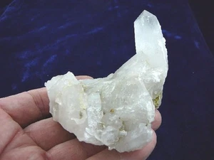 (R218) Clear white Quartz crystal points Hot Springs Arkansas diamond specimen - Picture 1 of 1