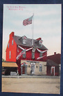 1910 Washington Dc Scott Key Mansion & Us Flag Postcard & Cancel