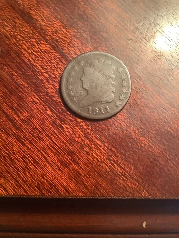 1811  Classic Head Half Cent - 1/2C very Good  Rare Key Date ^ Cover