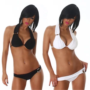 Bikini donna elegante spalline leggermente imbottito costume da bagno 82995 . - Imagen 1 de 7