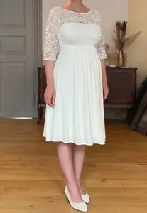 Brautkleid für Schwangere / Hochzeitskleid / Umstandsmode - Tiffany Rose (Lucia) - Bild 1 von 7