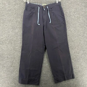 Horny Toad Pants Womens 8 Blue Crop Straight Leg High Rise Hiking Outdoor Casual - Picture 1 of 10