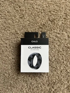 New Qalo Men’s Functional Wedding Ring Silicone Size 9, Color Black Camo - Picture 1 of 4