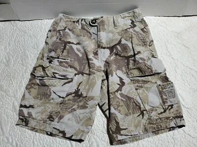 Volcom Scout: Leave Only Foot Prints: Cargo Shorts  Camoflauge SZ Mens W28 × L9  - Image 1 of 4