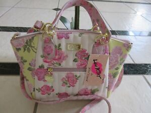 Luv Betsey By Betsey Johnson LBKINLEY Quilted Floral Satchel  New With Tag