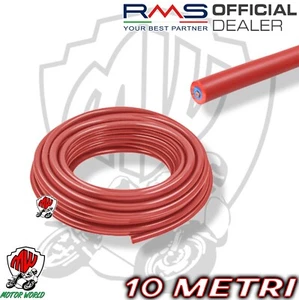 Cavo candela standard in gomma Rosso morbido 7 mm. Moto Scooter Auto Atv - Imagen 1 de 1