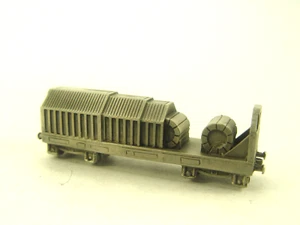 Decoración estaño modelo vagón de ferrocarril vagón capó telescópico - 8 cm - #470 #E usado - Imagen 1 de 3
