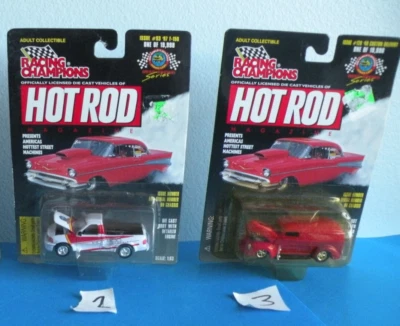 Racing Champions Hot Rod diecast '40 Custom Delivery or Ford 150 PICK 1 new M10 - Image 1 of 4