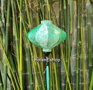 Set 4 pcs of 35cm UFO Vietnamese silk lanterns for wedding decoration - Picture 1 of 8