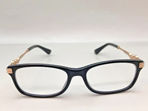 JIMMY CHOO Reading Eyeglasses JC211 807 52-17 Black & Gold FRAMES ONLY - Picture 1 of 19