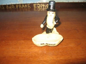 Mr. Peanut Planters Peanuts Cast Iron 4” Tall Coin Dish Tray - Picture 1 of 4