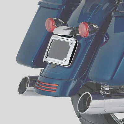 Marco de montaje de matrícula curvo apto para Harley Touring Road Glide Foto 1 de 4