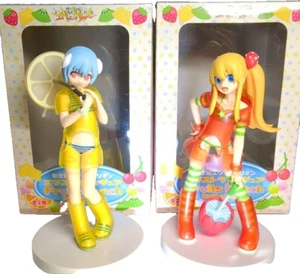 Sega Evangelion Extra Figur Fruits Punch Rei und Asuka feat.Okama 2 Set Japan - Bild 1 von 3