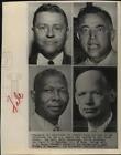 1957 Press Photo Four of the Candidates Up for Gov. Price's U.S. Senate Seat
