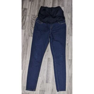 Liz Lange Maternity Womens Size Small Full Panel Stretchy Skinny Jeans Jeggings - Picture 1 of 11