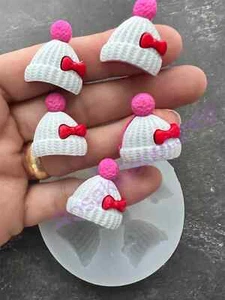 Crochet knit hat silicone mold for crafts - Picture 1 of 8