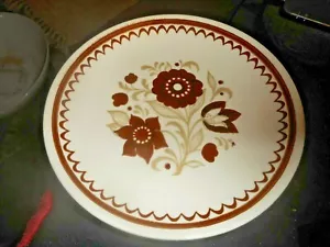 Royal China Cavalier Ironstone Brown Flower Bread Plate Salad Plate Side Plate - Picture 1 of 6
