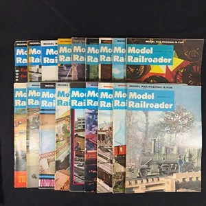 Model Railroader Magazine Misc Lot - 1960s - 18 Issues *Read Condition* - Picture 1 of 19