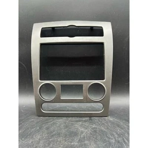 2007-2008 Hyundai Tiburon OEM Silver Radio Climate Dash Trim Bezel 87461-20050 - Picture 1 of 13