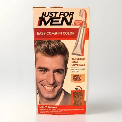 Tinte de cabello marrón claro Just For Men color peinado fácil para hombre A-25 Foto 1 de 4