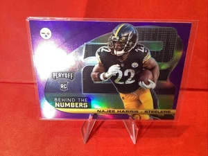 Najee Harris Playoff 2021 Behind The Numbers Pittsburgh Steelers Rookie Prizm - Bild 1 von 2