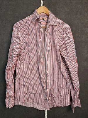 thomas pink shirt mens size 15.5 long sleeve business casual cotton - Image 1 of 4