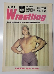 Wrestling Magazine AWA All Star #155 Jimmy Valiant 1970's Giant Hulk Hogan - Picture 1 of 3