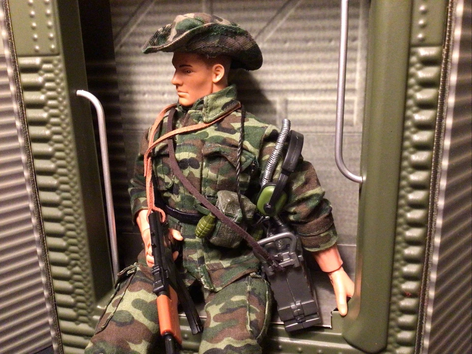 Escala 1/6;12” RÁDIO MARINHO DOS EUA DA SEGUNDA GUERRA MUNDIAL Forças Militares CowBoy (Exército, Marinha, USMC, USAF)   - Imagem 1 de 4