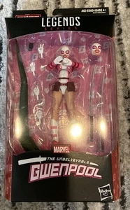 Figura de acción Marvel Legends Gwenpool serie de juguetes BAF lagarto nuevo sellado - Imagen 1 de 6