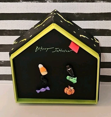 Juego de 6 piezas de pendientes Betsey Johnson Halloween desajuste Foto 1 de 4