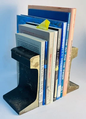 Original Denver & Rio Grande Western Railroad Track Bookends – Authentic D&RGW - Image 1 of 4