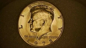 🔥 BU 1972-D KENNEDY HALF-DOLLAR W/ DDO, DDR, RPM & BROCKAGE (EAGLE'S TALON) - Picture 1 of 14