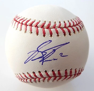 Autógrafo de béisbol oficial firmado por Ben Revere Rawlings OML Foto 1 de 2