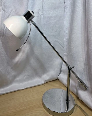 Tensor LT680S Brushed Steel Adjustable Arm Pittsburg Work Desk Lamp 35W - Image 1 of 4