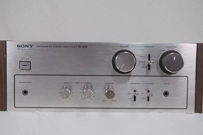 SONY TA-1630 Integrated Amplifier 1975 Phono Input Good Condition Vintage - Image 1 of 4