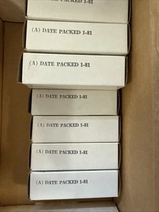 5 Sylvania 6977 Subminiature Tubes NOS/NIB Date Matched 1/1981 - Bild 1 von 5