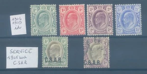 SÜDAFRIKA TRANSVAAL 1906-1909 GEORGE V MH / gebraucht - Bild 1 von 1