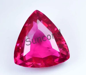 Natürlicher roser roter Rubin 38,85 ct Billion zertifizierter atemberaubender Mogok Edelstein - Bild 1 von 5