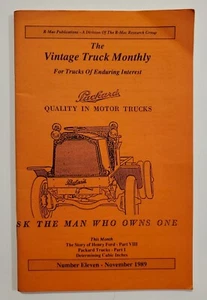 1989 Vintage Truck Monthly PACKARD Quality Motor Trucks #11 - Picture 1 of 9