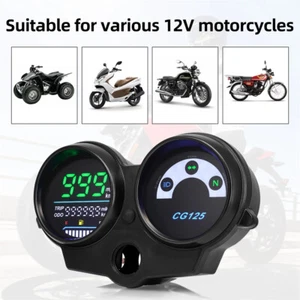 LED Motorcycle Speedometer CG125 2000 to 2008 Fan 125 Titan 125 2013 Brazil - Picture 1 of 10