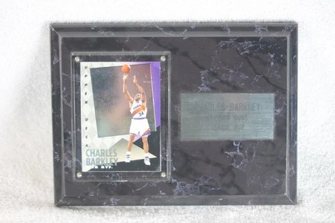 Charles Barkley, Phoenix Suns League MVP Card/Plaque, Upper Deck Cover