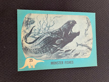 1961 DINOSAUR SERIES NU CARD #25 EXCELLENT CONDITION VINTAGE NON SPORTS CARD !