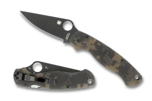 2 cuchillos paramilitares Spyderco C81GPCMOBK2 Digi camuflaje mango G-10 hoja S45V - Imagen 1 de 1