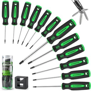 13 Pieces Magnetic Torx Screwdriver Set, T5 to T40 Star Screwdrivers | USA - Picture 1 of 5