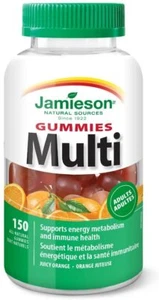 Jamieson Multivitamin Gummies For Adults Orange Flavour, 150 gummies - Picture 1 of 2