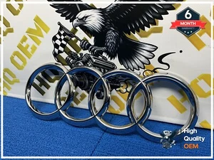 2017 - 2022 AUDI Q7 4M REAR FRONT RINGS EMBLEM BADGE LOGO SYMBOL SIGN OEM - Bild 1 von 11